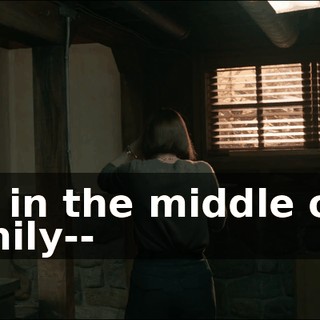 I'm in the middle of a family--