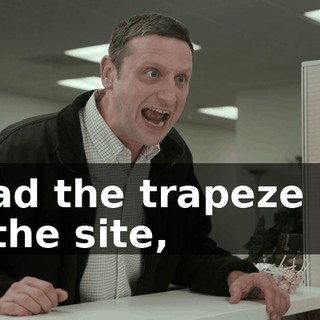 I had the trapeze net of the site,
