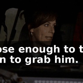 close enough to the van to grab him.
