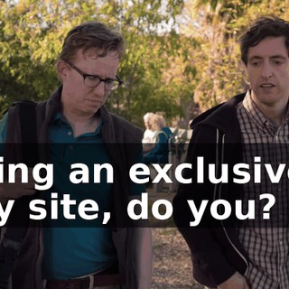 being an exclusively gay site, do you?