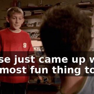 Reese just came up with the most fun thing to do.