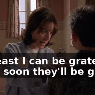 at least I can be grateful that soon they'll be gone.