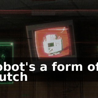 Robot's a form of a crutch