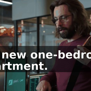my new one-bedroom apartment.
