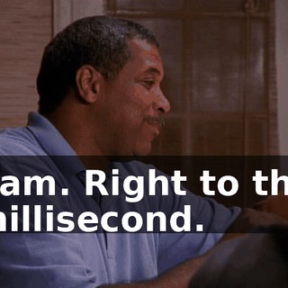 Bam. Right to the millisecond.