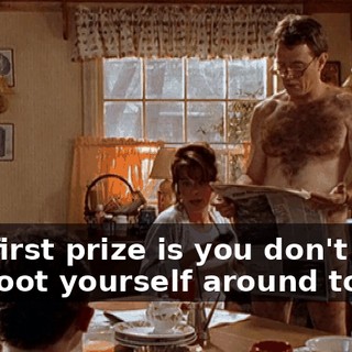 and first prize is you don't have to scoot yourself around town