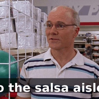 to the salsa aisle.