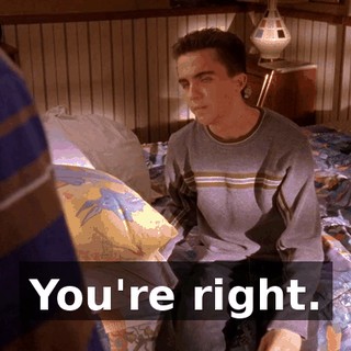 You're right.
