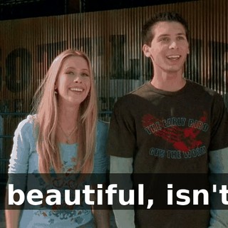 It's beautiful, isn't it?