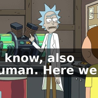 you know, also inhuman. Here we go.