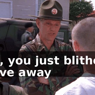 So, you just blithely gave away
