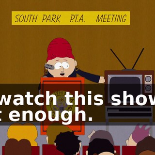 to watch this show is not enough.