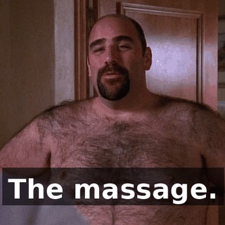 The massage.