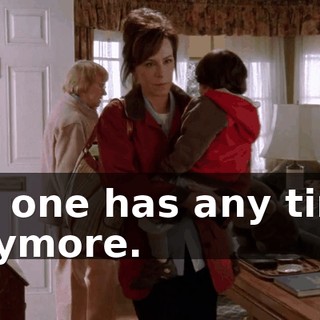 No one has any time anymore.