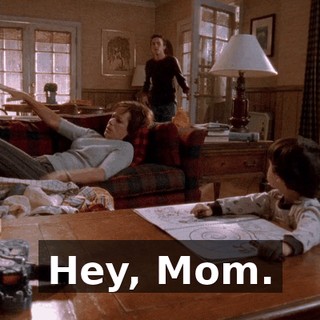Hey, Mom.