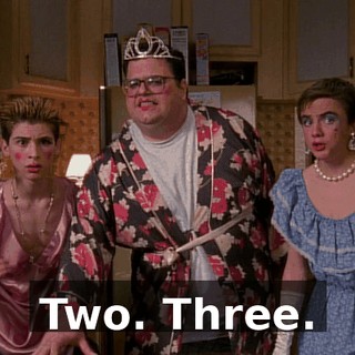 Two. Three.
