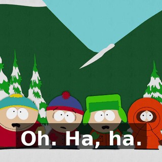 Oh. Ha, ha.