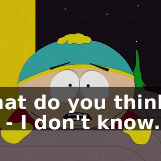 What do you think it is? - I don't know.