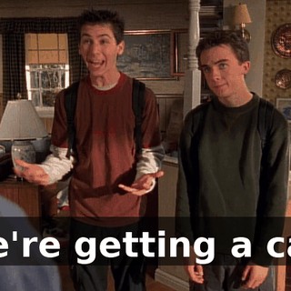 We're getting a car!