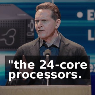 "the 24-core processors.