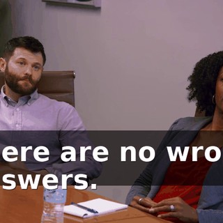 There are no wrong answers.