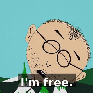 I'm free.