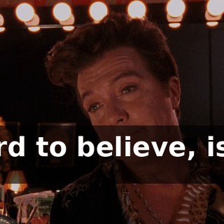 Hard to believe, isn't it?