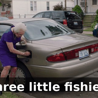 Three little fishies.