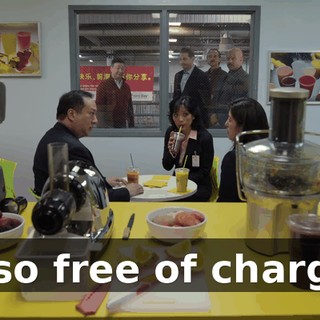 Also free of charge.