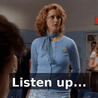 Listen up...