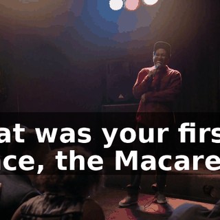 What was your first dance, the Macarena?