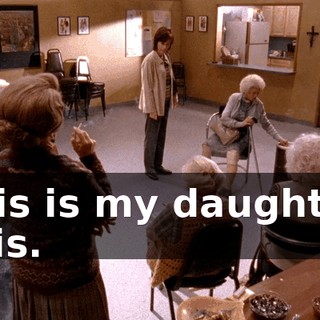 This is my daughter, Lois.
