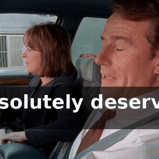 Absolutely deserved it.