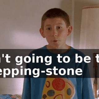 isn't going to be the stepping-stone