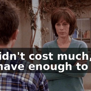 It didn't cost much, so I'll have enough to pay