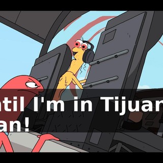 until I'm in Tijuana, man!