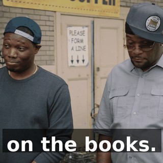 on the books.