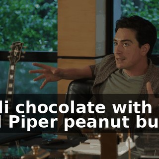 Hooli chocolate with the Pied Piper peanut butter.