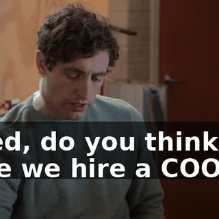 Jared, do you think it's time we hire a COO?