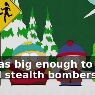 It was big enough to land stealth bombers on.