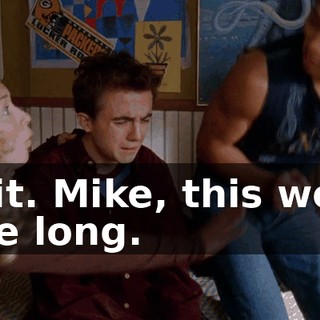 Wait. Mike, this won't take long.
