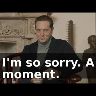 I'm so sorry. A moment.
