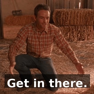 Get in there.