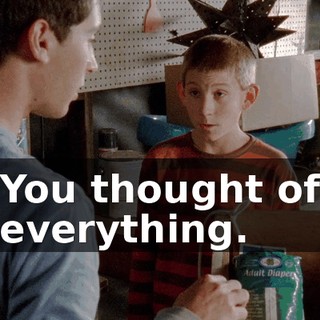 You thought of everything.