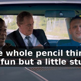 - The whole pencil thing was fun but a little stupid.