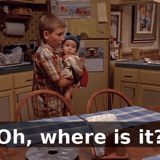 Oh, where is it?