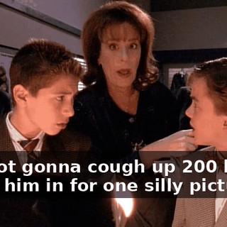 I'm not gonna cough up 200 bucks to fly him in for one silly picture.
