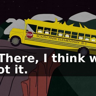 - There, I think we got it.