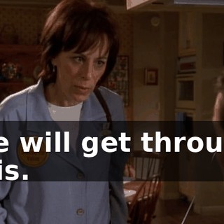 We will get through this.