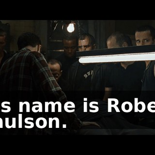 His name is Robert Paulson.